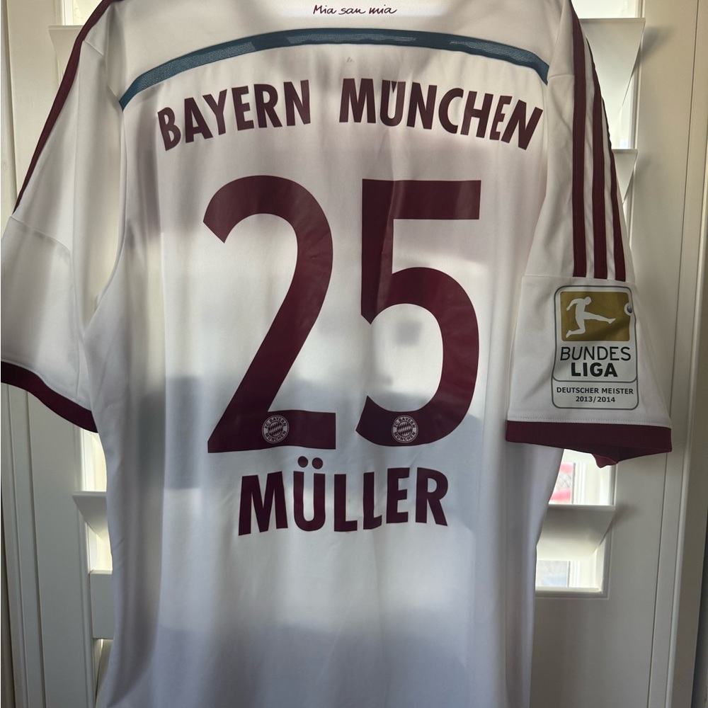 Adidas White and Maroon Jersey